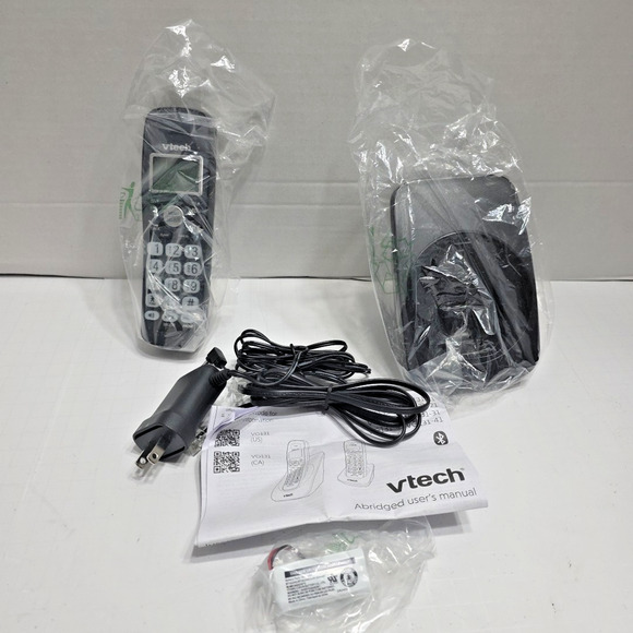 VTech VG131-11 Cordless Telephone Dect 6.0 Handset Speakerphone Black NIB - Picture 3 of 8